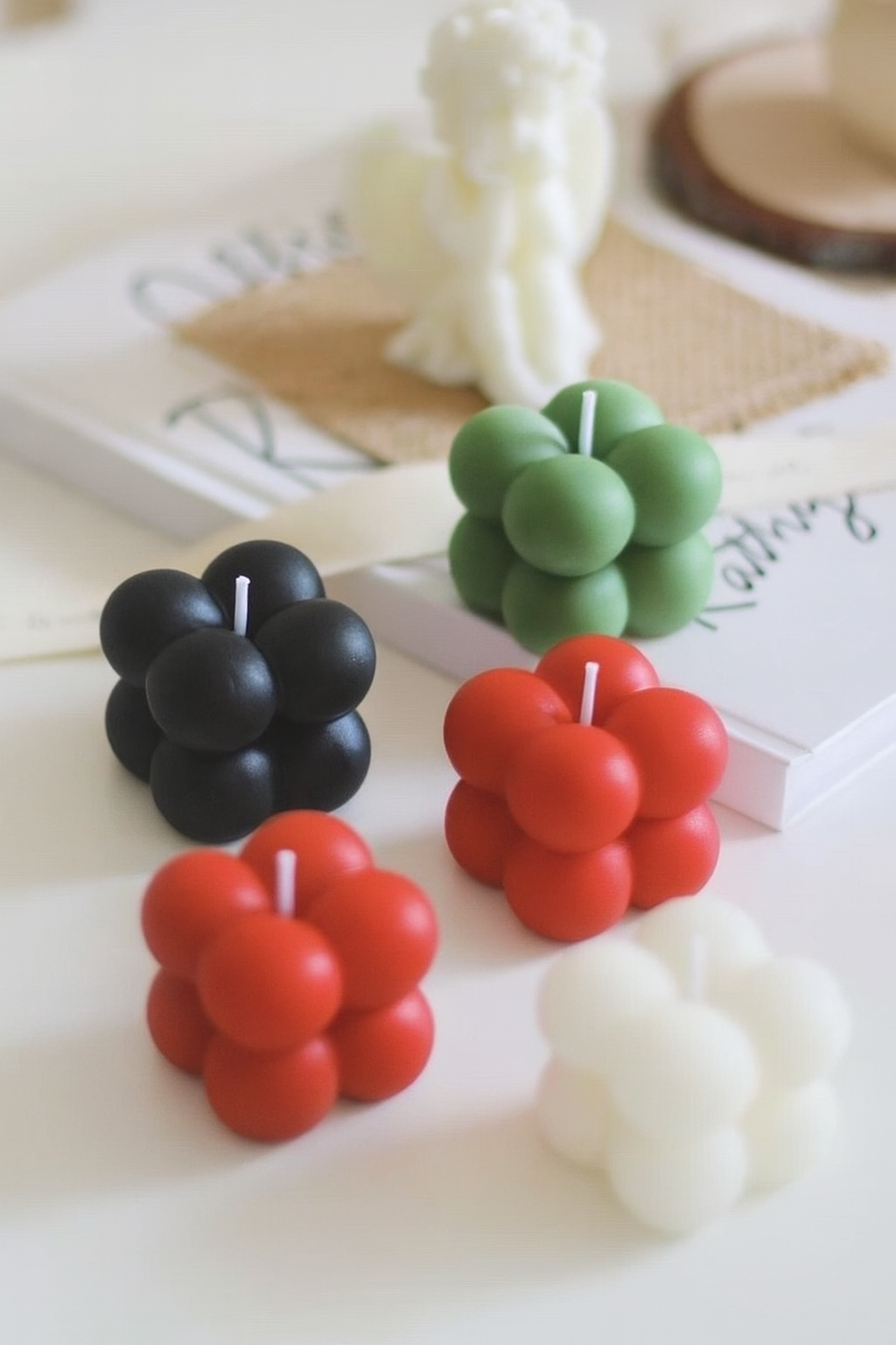 توزيعات شمعه الغيمة بألوان علم الامارات عدد 9