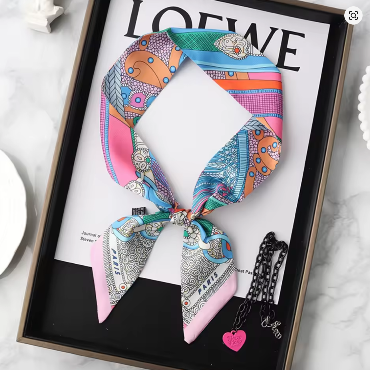 Pink and purple Ribbon for bag