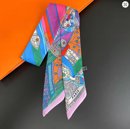 Pink and purple Ribbon for bag